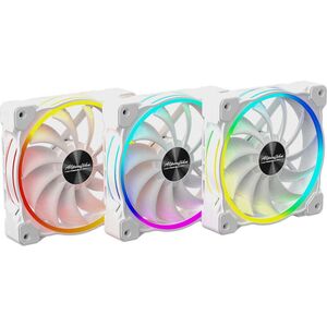 Wentylator Alpenfohn Wing Boost 3 ARGB 120mm High Speed 3-pack Białe (84000000165)