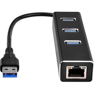 HUB USB SilverStone 1x RJ-45  + 3x USB-A 3.0 (SST-EP04)