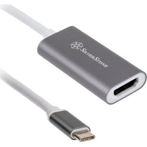 Adapter USB SilverStone USB-C - HDMI Szary  (SST-EP07C-E)