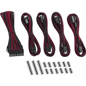 CableMod Zestaw kabli, Czarno-czerwony (CM-CAB-CKIT-N86KKR-R)