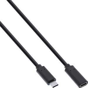 Kabel USB InLine USB-C - USB-C 1 m Czarny (35771)