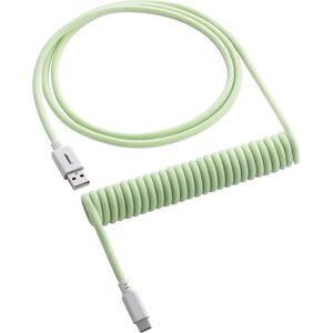 Kabel USB CableMod USB-C - USB-A 1.5 m Limonkowy (CM-CKCA-CW-LGW150LGW-R)