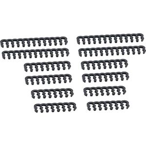 Organizer CableMod Grzebień Czarny 12 sztuk  (CM-COM-BKIT-PBPK-R)