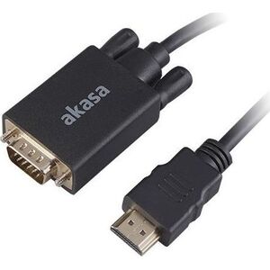 Adapter AV Akasa HDMI - D-Sub (VGA) czarny (AK-CBHD26-20BK)