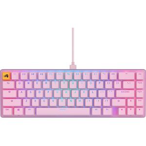 Glorious PC Gaming Race Glorious GMMK 2 Compact Tastatur - Fox Switches, ANSI-Layout, pink