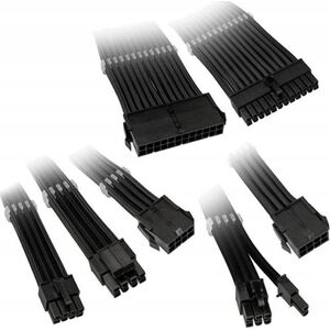 Kabel zasilający Kolink Kolink Core Adept Braided Cable Extension Kit - Black