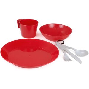 GSI Outdoors Zestaw naczyń Cascadian 1 Person Table Set Red (77311)