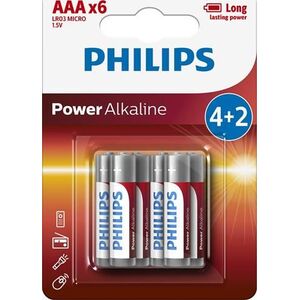 Philips Bateria PowerLife AAA / R03 6 szt.