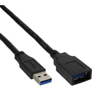 Kabel USB InLine USB-A - USB-B 2 m Czarny (35620)