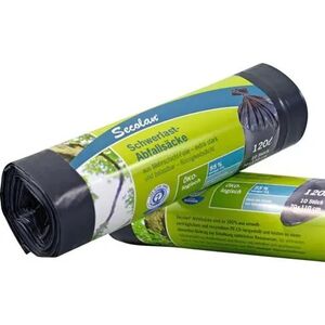 Secolan 1x10 Secolan Heavy Duty Garbage Bags 120 l grey/black