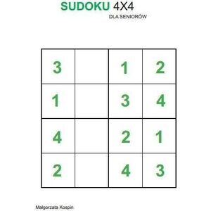 Czas Seniora Sudoku 4x4