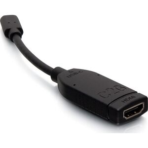 Adapter AV C2G C2G USB C to HDMI Adapter - USB C to HDMI Dongle - 4K 60Hz - M/M - Videoadapter - 24 pin USB-C mannlich zu HDMI weiblich - 16.4 cm - Schwarz - Support von 4K 60 Hz