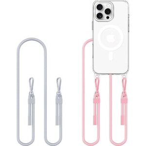 TECH-PROTECT FLEXAIR CHAIN MAGSAFE IPHONE 16 PRO MAX GREY & PINK