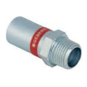 Geberit Złączka Geberit Mapress C-Stahl 22mm przejściowa GZ 1/2" i końcówką wsuwaną (21935)