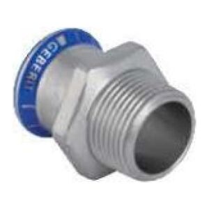 Geberit Złączka Mapress Edelstahl 15mm przejściowa GZ 1/2" (31703)