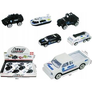 Hipo Pojazd policja 7cm metal HX172 46458