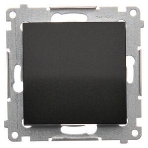 Kontakt-Simon Łącznik schodowy Kontakt Simon 54 DW6.01/X/49 bez piktogramu moduł 10AX, 250V~, szybkozłącza czarny