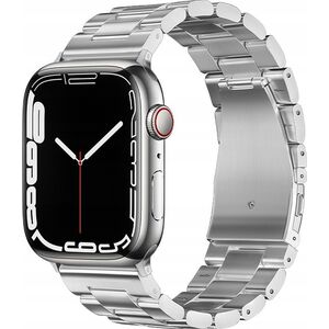 ForCell FORCELL F-DESIGN FA10 pasek do APPLE Watch 42 / 44 / 45 / 49 mm srebrny