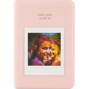 LoveInstant Album Na 64 Zdjęcia Do Fujifilm Instax Square Sq1 / Sq6 / Sq10 / Sq20 - RÓŻowy