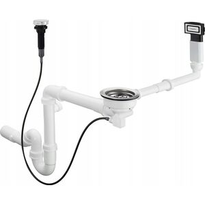 Syfon Hansgrohe Siphon with bottom valve and overflow set D16-11 Hansgrohe 43937000