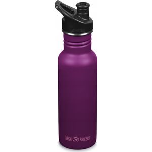 Klean Kanteen Kanteen Classic Narrow (Sport Cap), 532ml/18oz, Purple Potion