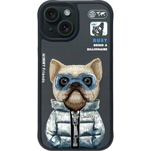 Nimmy iPhone 15 6.1" case black/black Cool&Cute 2.0 Dog