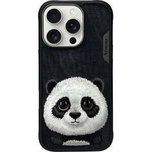 Nimmy case iPhone 16 Pro 6.3" black/black Big Eyed Pet 2.0 Panda