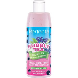DAX PERFECTA Bubble Tea Emulsja do mycia twarzy pielęgnująco-oczyszczająca Butterfly Tea, Erytrytol + Dzikie Indygo 300 ml