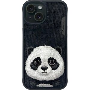 Nimmy case iPhone 15 6.1" black/black Big Eyed Pet 2.0 Panda