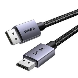 DisplayPort 1.4 cable 1m 8K 60Hz 32.4Gbps UGREEN DP120 black 6941876229031