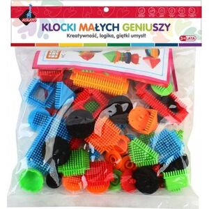 Askato Klocki małych geniuszy - Szczotki 46 elementów