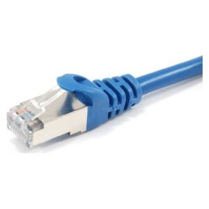 Equip Patchcord Cat 6a, SFTP, 0.25m, niebieski (606201)