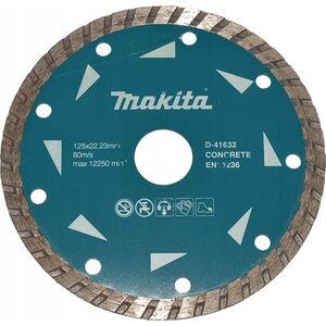 Makita MAKITA DIAMOND DISC 125x22,23mm TURBO (ΞΗΡΟ) ΣΚΥΡΟΔΕΜΑ 13990250 88381404457