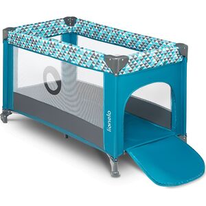 Lionelo Łóżeczko turystyczne STEFI Green Turquoise