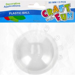 Craft with Fun OZDOBA BN PLAST BOMBKA 8CM 2SZT CF PBH 12/72