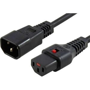 Kabel zasilający MicroConnect IEC LOCK C13 to C14