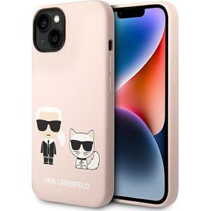 Karl Lagerfeld Karl Lagerfeld KLHMP14SSSKCI iPhone 14 6,1" hardcase jasnoróżowy/light pink Silicone Karl & Choupette Magsafe NoSize