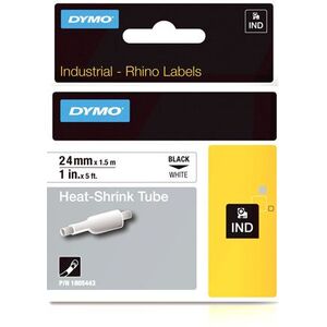Dymo Rurka Termokurczliwa Rhino 24Mm X 1.5 M Biała/Czarny Nadruk (1805443)