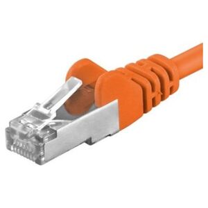 PremiumCord PREMIUMCORD Patch kabel CAT6a S-FTP, RJ45-RJ45, AWG 26/7 1,5m pomarańczowy