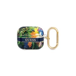 Guess case for Airpods 3 GUA3HHFLB blue Flower 3666339047290