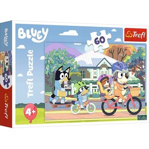 Trefl Puzzle 60 elementów Wesoły Bluey Trefl