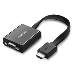 HDMI to VGA Adapter UGREEN MM103, 25cm (black) 6957303842483