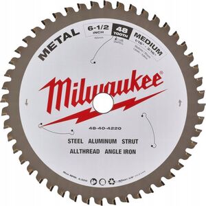 Μιλγουόκι MILWAUKEE ΜΕΤΑΛΛΙΚΟ ΠΡΙΟΝΙ ΛΑΜΠΑΣ 160x5/8x1,6x48 13763486 45242569069
