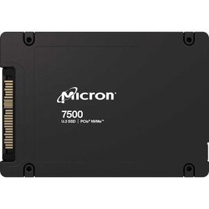 Dysk SSD Micron Micron 7500 PRO - SSD - Read Intensive - verschlusselt - 3.84 TB - intern - 2.5" (6.4 cm) - U.3 PCIe 4.0 (NVMe) - 256-Bit-AES, 3072-Bit-RSA, FIPS 140-3 Level 2, 208-Bit-RSA - TCG Opal Encryption 2.01