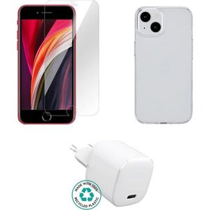 Ładowarka eStuff eSTUFF ES-KIT-IPHSE(2022) ładowarka do urządzeń przenośnych Telefon komórkowy Przezroczysty, Biały Prąd przemienny Wewnętrzna