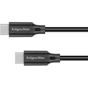 Kabel USB Kruger&Matz USB-C - USB-C 2.5 m Czarny (KM1261)