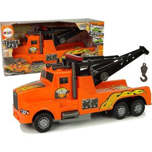 LeanToys Auto Ciężarówka Holownik Pomoc Drogowa 1:10 Lina Pomarańczowa