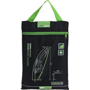 ProGarden Pokrowiec na wiszący parasol ogrodowy, 25x45x220 cm, czarny