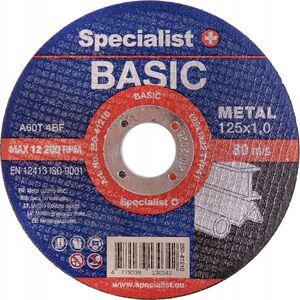 SPECIALIST+ metal pj. disk BASIC, 125x1x22 mm