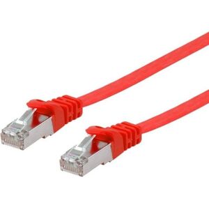 Equip Equip Patchkabel Cat6A  U/FTP 2xRJ45  1.00m rot   Flach LSZH
